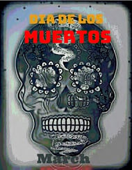 Dia de Los Muertos March Concert Band sheet music cover Thumbnail